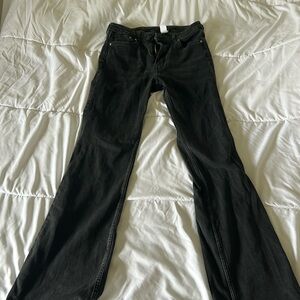 H&M high waist bootcut jean